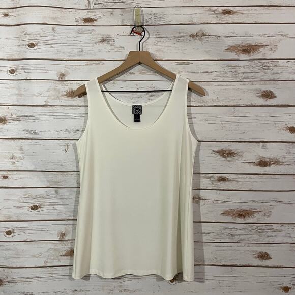 Ciara Sun Woo Mid-Length Tank - White - Small - Picture 8 of 9
